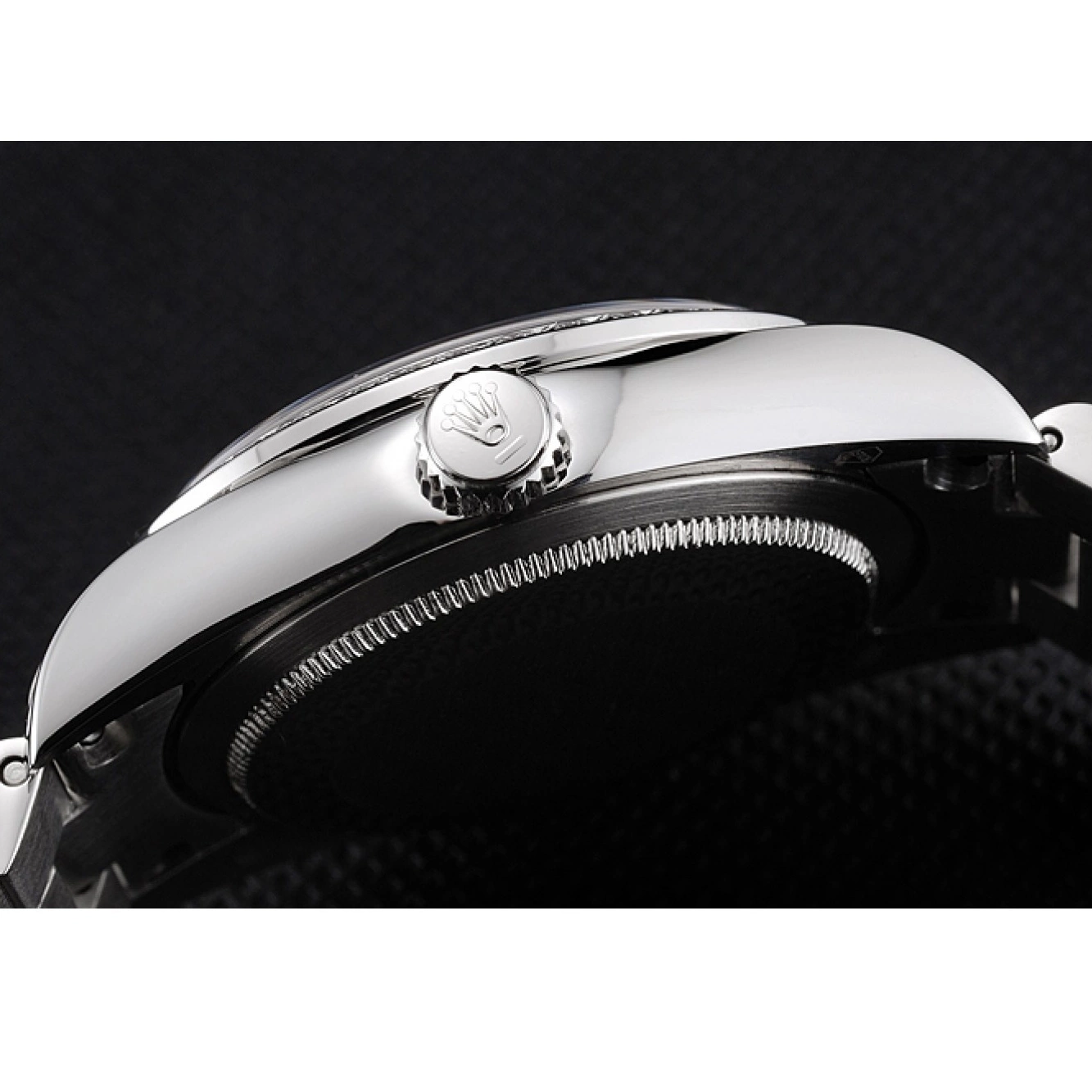 Rolex aaa copy Bezel Diamond And Steel Stainless Rolex Day Pave And Bracelet Swiss Dial Date 0608